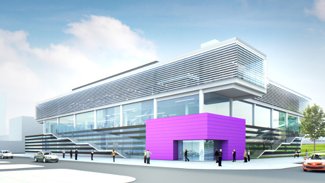 GEIC - An artist's impression of the GEIC building< GEIC - An artist's impression of the GEIC building<