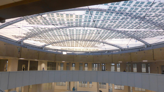 Belectric OPV - OPV sun shade at African Union Peace and Security Building< Belectric OPV - OPV sun shade at African Union Peace and Security Building<