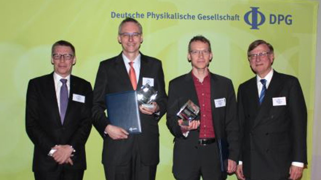 Deutsche Physikalische Gesellschaft - IAPP and Novaled honoured by Deutsche Physikalische Gesellschaft Deutsche Physikalische Gesellschaft - IAPP and Novaled honoured by Deutsche Physikalische Gesellschaft