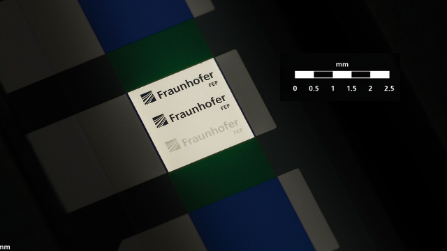 Fraunhofer FEP - micropatterned OLED Fraunhofer FEP - micropatterned OLED