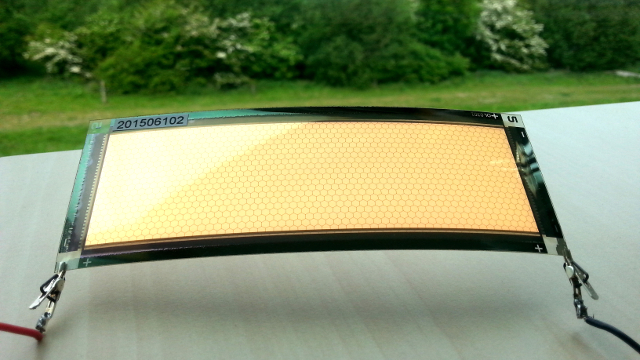 Flex-o-Fab - Flexible OLED panel Flex-o-Fab - Flexible OLED panel