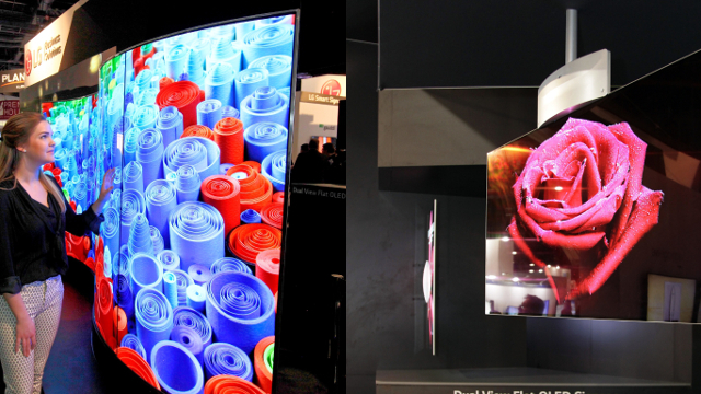 LG Electronics - Dual-View Flat OLED display LG Electronics - Dual-View Flat OLED display