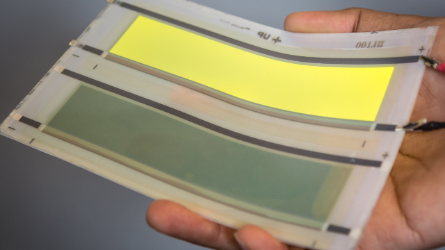 Holst Centre/Enrg - OLED on flexible ceramic substrate Holst Centre/Enrg - OLED on flexible ceramic substrate