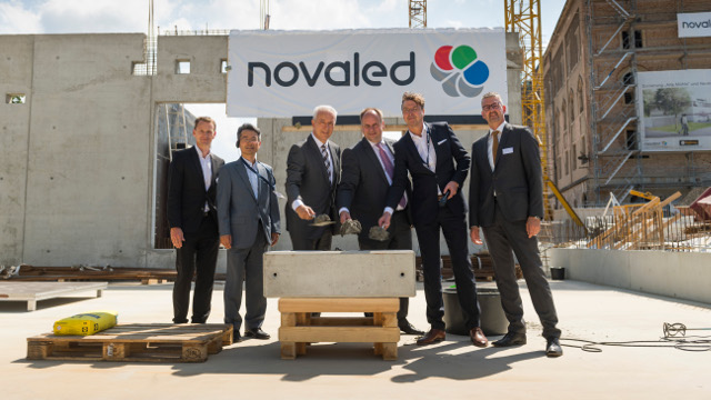 Novaled - Laying the cornerstone at the new company HQ Novaled - Laying the cornerstone at the new company HQ